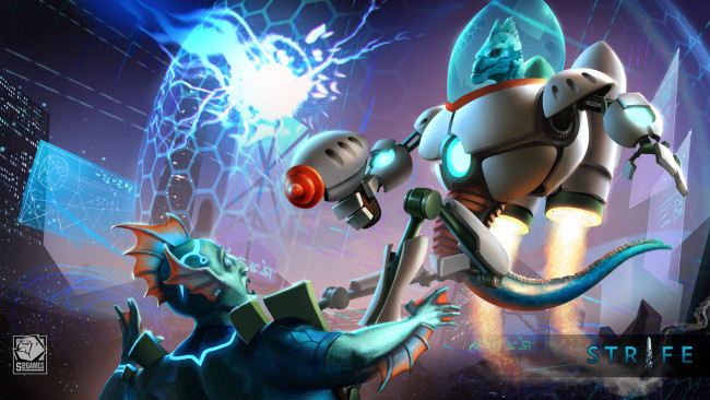 Обои картинки фото strife, видео игры, - strife, action, аркада, онлайн