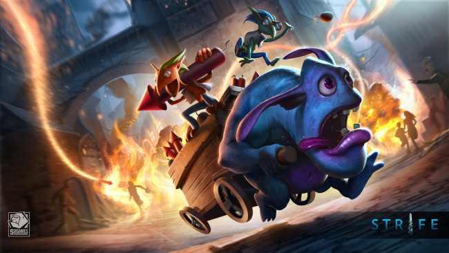 Обои картинки фото strife, видео игры, - strife, action, аркада, онлайн