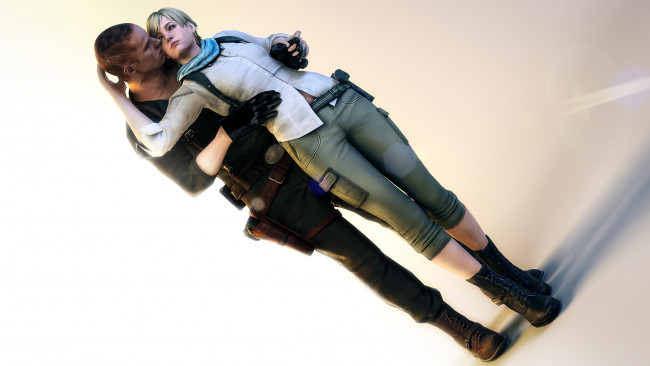 Обои картинки фото видео игры, resident evil 6, sherry, birkin, jake, muller, fanart, biohazard, 6