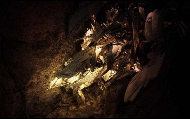 Обои картинки фото 3д графика, абстракция , abstract, коричневый, фон, камень, нечто, комок