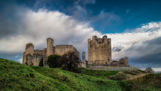 Обои картинки фото conisborough castle, города, замки англии, цитадель