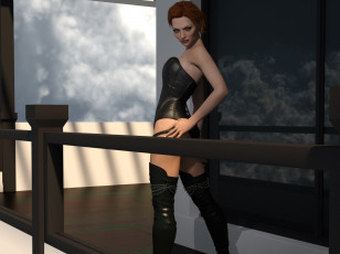 Картинка 3д+графика люди+ people фон взгляд девушка