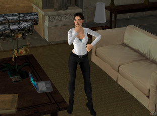 Картинка 3д+графика люди+ people фон взгляд девушка