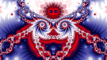 Картинка 3д+графика фракталы+ fractal цвета фон узор