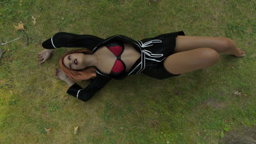 Картинка 3д+графика люди+ people фон взгляд девушка