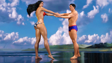 Картинка 3д+графика романтика+ romantics фон взгляд девушка