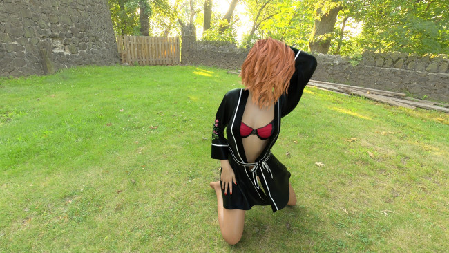 Обои картинки фото 3д графика, люди , people, фон, взгляд, девушка