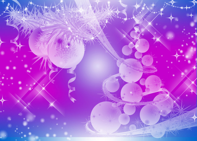 Обои картинки фото праздничные, векторная графика , новый год, фон, шары