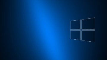 обоя компьютеры, windows  10, логотип, фон