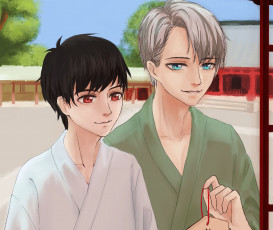 Картинка аниме yuri+on+ice юрий на льду