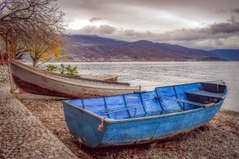 Картинка корабли лодки +шлюпки горы море