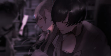 Картинка аниме unknown +другое+ девочки лица