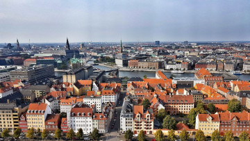 Картинка города копенгаген+ дания панорама