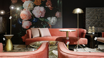 обоя интерьер, мебель, диван, кресла, торшер