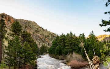 Картинка природа реки озера горная река камни