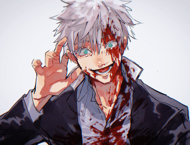 Обои картинки фото аниме, jujutsu kaisen, магическая, битва