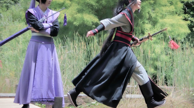 Обои картинки фото мужчины, - креатив,  косплей, цзянь, чэн, вей, усянь