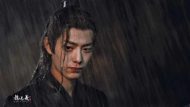 Обои картинки фото кино фильмы, the untamed, вэй, усянь, дождь