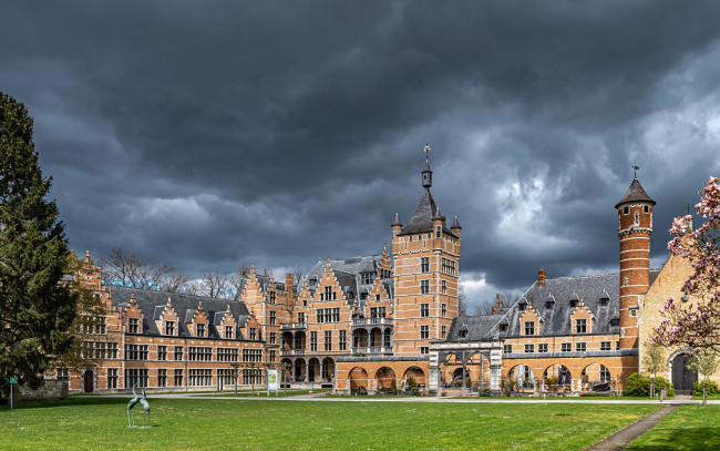 Обои картинки фото cantecroy castle, belgium, города, замки бельгии, cantecroy, castle