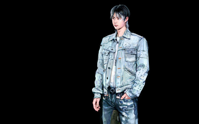 Обои картинки фото рисованное, люди, ван, ибо, артист