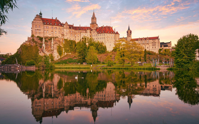 Обои картинки фото sigmaringen castle, города, замки германии, sigmaringen, castle