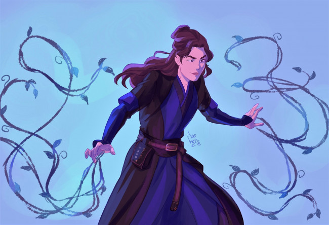 Обои картинки фото рисованное, кино,  мультфильмы, тан, сань, ростки