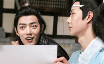 Картинка разное знаменитости сяо чжань ван ибо листок костюмы