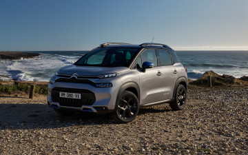 Картинка автомобили citroen ds c3 aircross бездорожье 2022 года кроссоверы пляж французские ситроен