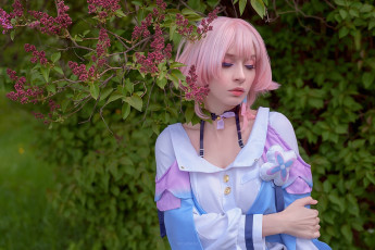 Картинка petite+lola девушки -+креатив +косплей костюм образ сад цветение