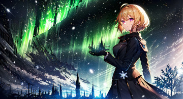 Картинка аниме unknown +другое+ нейросети графика нейроарт ai art нейронные сети рисунки нейро искусство