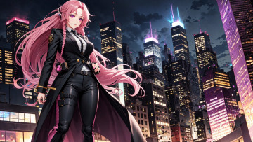 Картинка аниме город +улицы +интерьер +здания нейросети графика нейроарт ai art нейронные сети рисунки нейро искусство