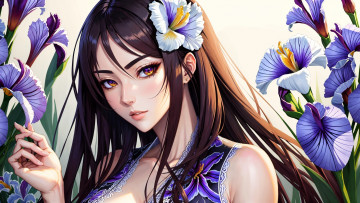 Картинка аниме пейзажи +природа нейросети графика нейроарт ai art нейронные сети рисунки нейро искусство