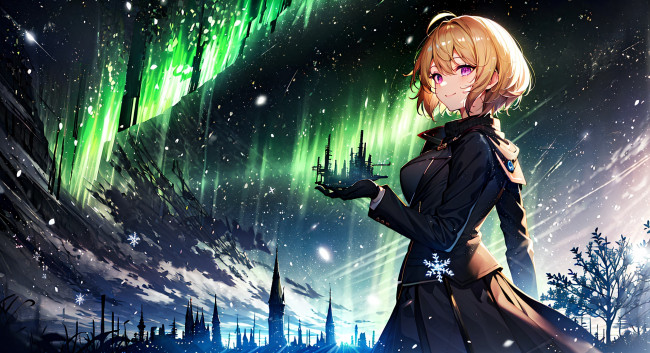 Обои картинки фото аниме, unknown,  другое , нейросети, графика, нейроарт, ai, art, нейронные, сети, рисунки, нейро, искусство