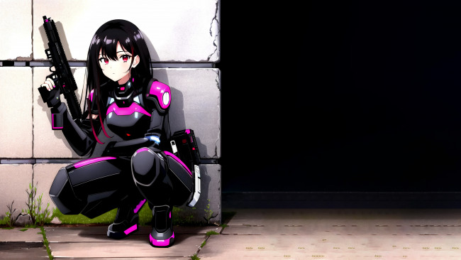 Обои картинки фото аниме, оружие,  техника,  технологии, нейросети, графика, нейроарт, ai, art, нейронные, сети, рисунки, нейро, искусство