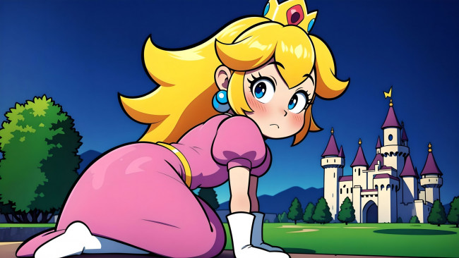 Обои картинки фото видео игры, super mario bros, нейросети, графика, нейроарт, ai, art, нейронные, сети, рисунки, нейро, искусство