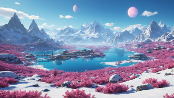 Картинка 3д+графика фантазия+ fantasy природа другая планета