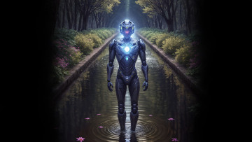 Картинка фэнтези роботы +киборги +механизмы нейросети графика нейроарт ai art нейронные сети рисунки нейро искусство нейрографика graphics neuroart neural networks drawings neuro neurography