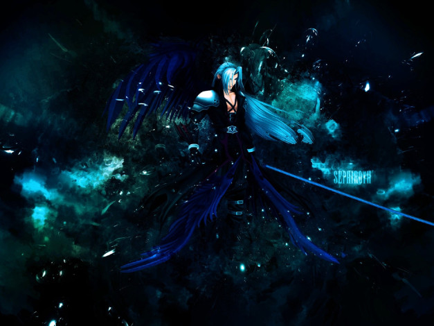 Обои картинки фото видео игры, final fantasy vii, сефирот, демон