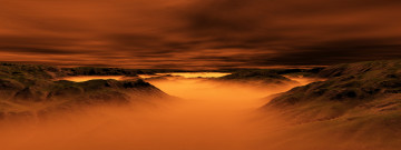 Картинка hellfire 3д графика nature landscape природа