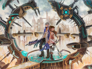 Картинка аниме weapon blood technology