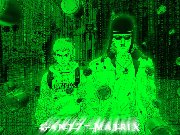 Обои картинки фото аниме, gantz