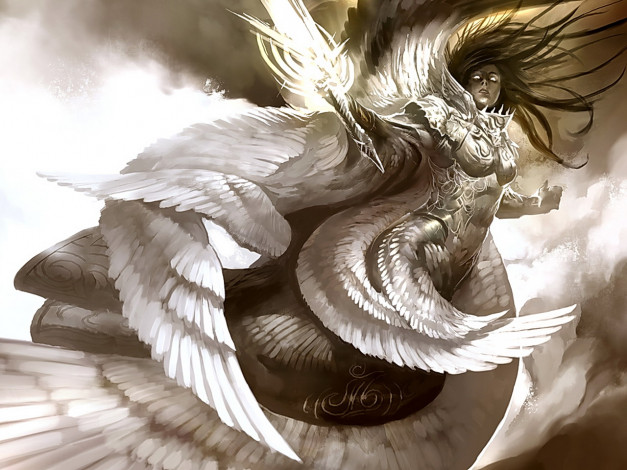 Обои картинки фото фэнтези, ангелы