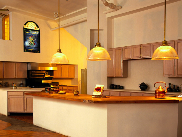 Обои картинки фото интерьер, кухня