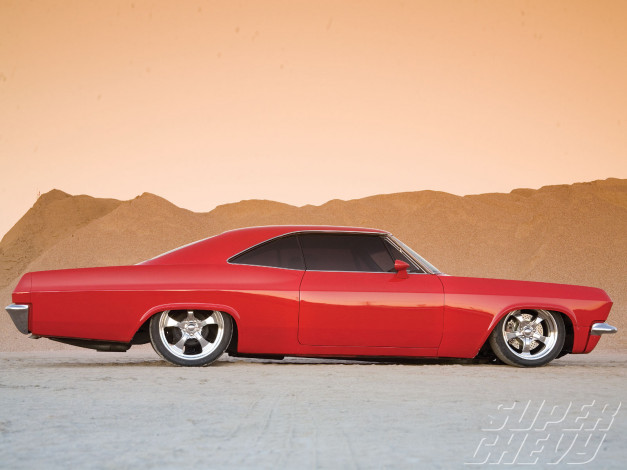 Обои картинки фото 1965, chevy, impala, ss, автомобили, chevrolet