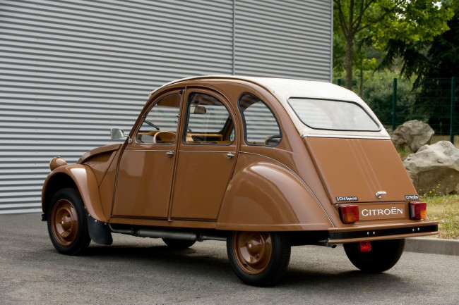 Обои картинки фото 1989, citroen, 2cv, hermes, автомобили, классика