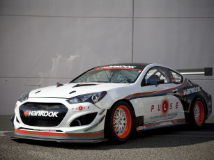 Картинка hyundai genesis coupe pikes peak hill climb автомобили