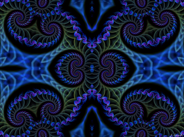 Обои картинки фото 3д, графика, fractal, фракталы, цвета, фон, узор