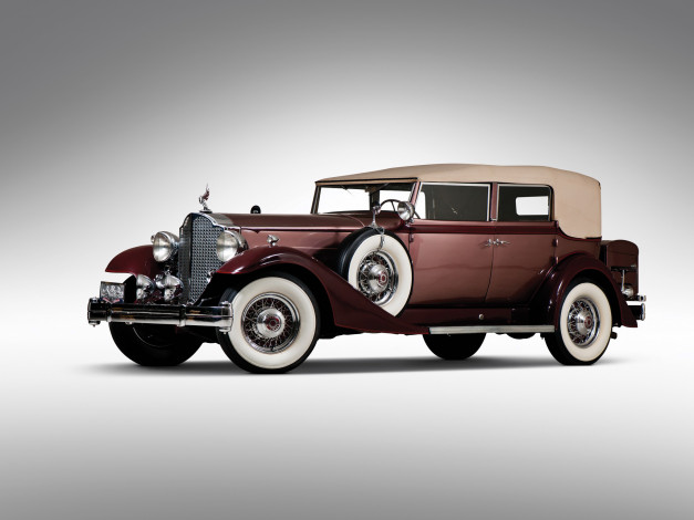 Обои картинки фото packard, twelve, convertible, sedan, автомобили