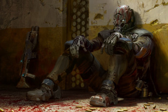 Картинка destiny видео игры робот