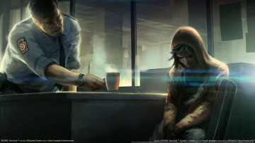 Картинка beyond two souls видео игры девушка полицейский участок